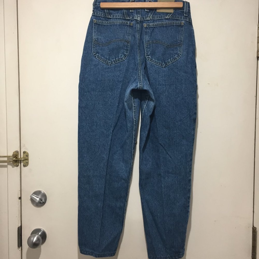 VINTAGE HIGH RISE LEE DENIM JEANS SIZE 12 - Picture 2 of 5